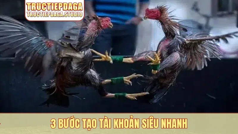 3 bước tạo tài khoản siêu nhanh